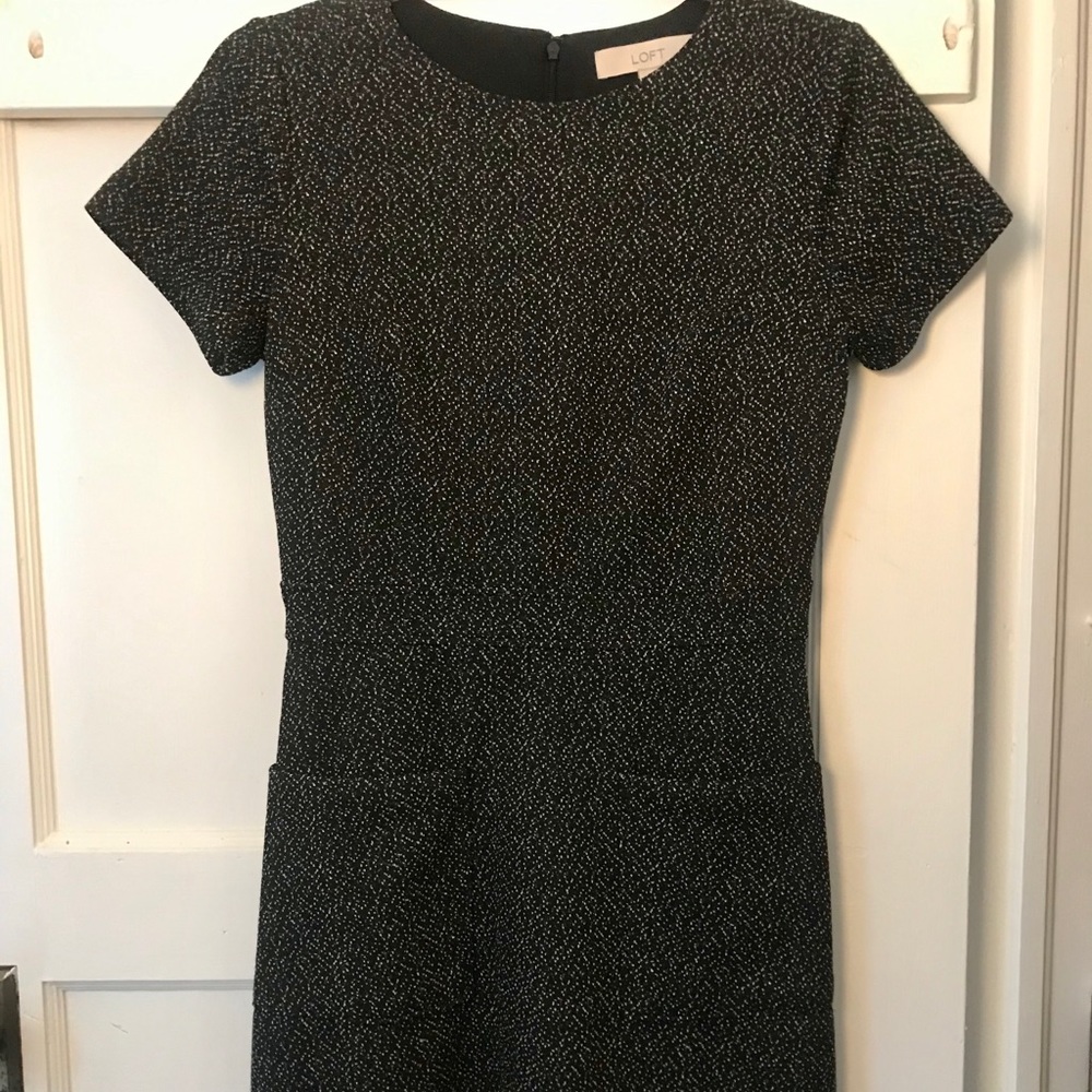 LOFT Flare patterned dress
